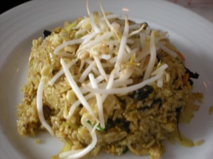 Turmeric Saffron Fried Rice with Chicken (AN’s 2nd plate)